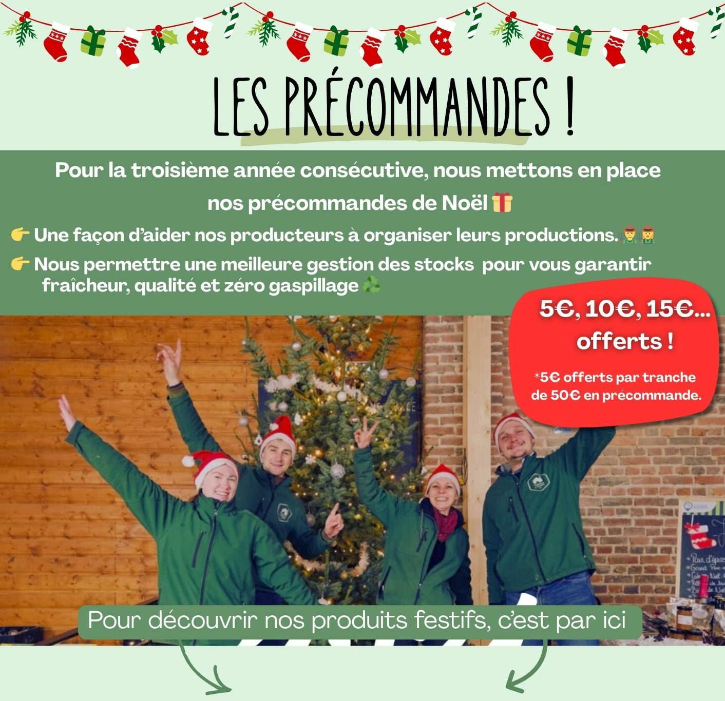 Terres de Talents vous propose de précommander ses produits locaux et régionnaux pour Noël.