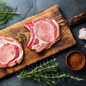 2 côtes de porc – 500gr