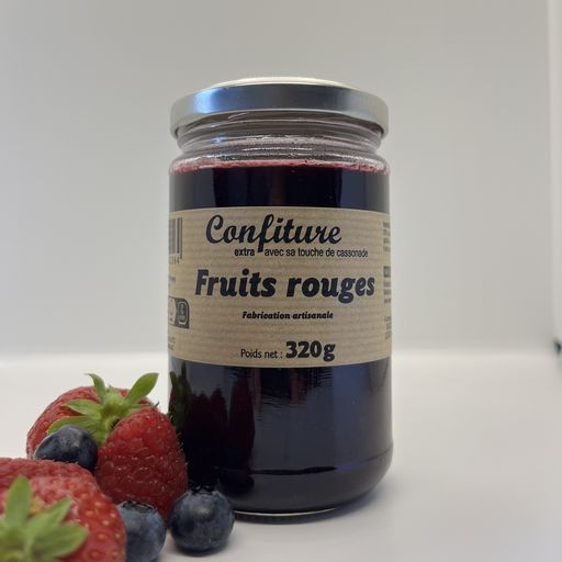 Confiture fruits rouges