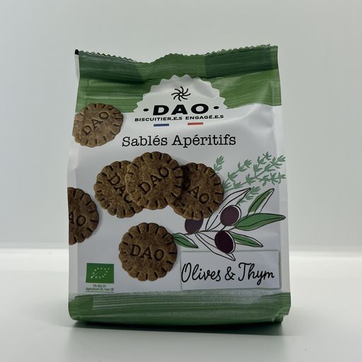 Sablés olives thym DAO
