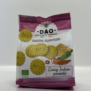 Sablés curry indien DAO