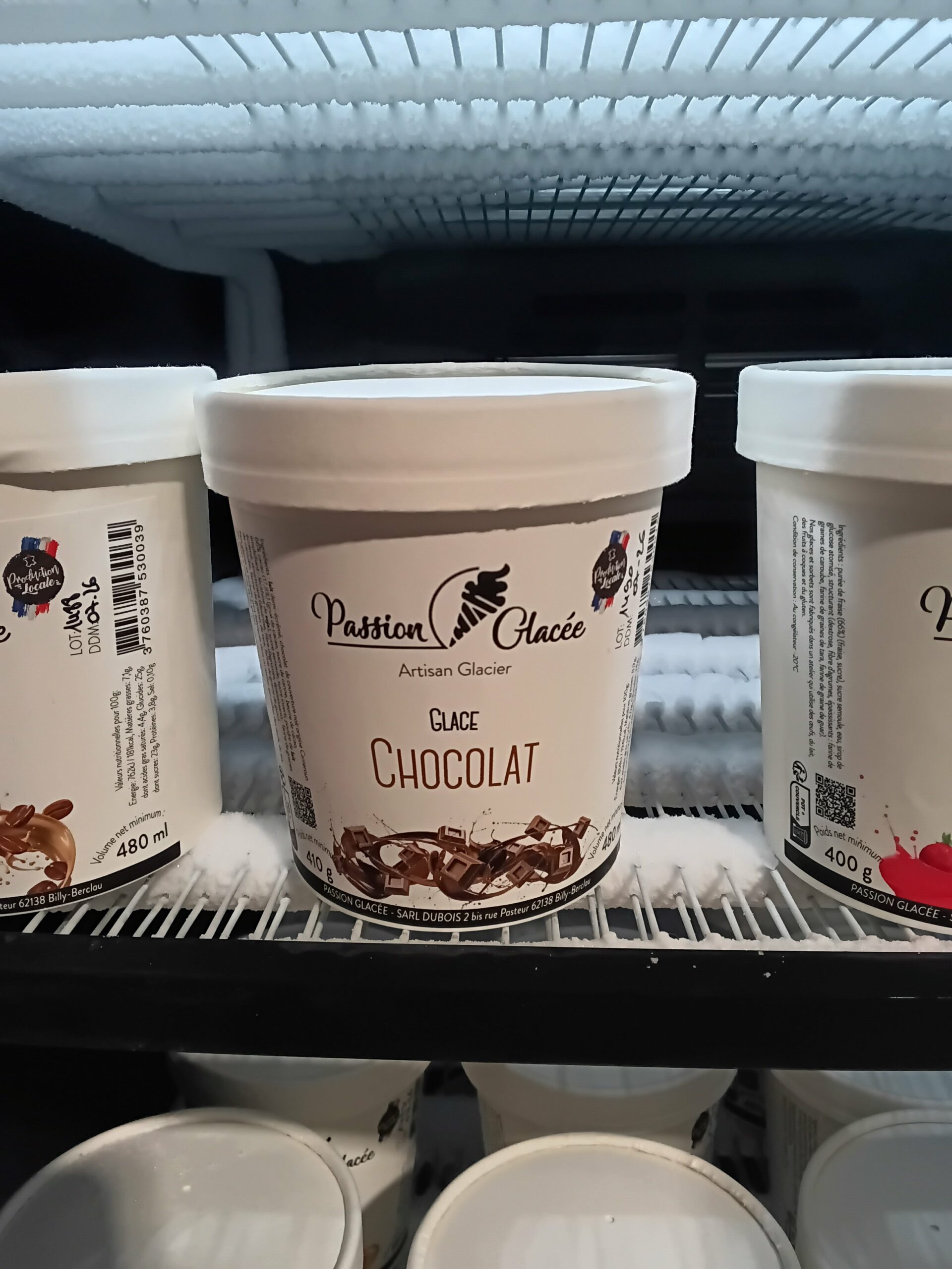 Glace chocolat artisanale