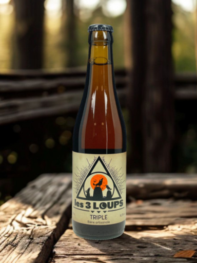 Bière triple Les 3 Loups – 33CL