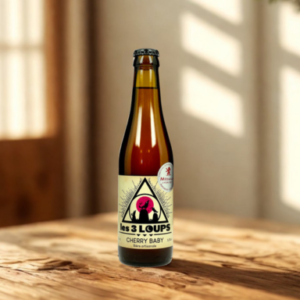 Bière à la cerise Les 3 Loups – 33CL