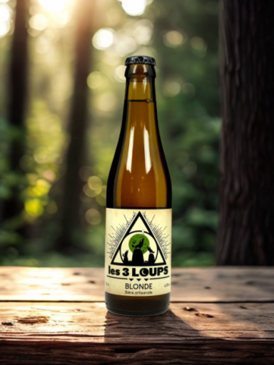 Bière blonde Les 3 Loups – 33CL