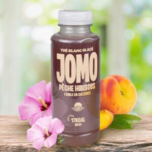 JOMO – Thé blanc glacé pêche hibiscus