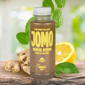 JOMO – Thé vert glacé menthe citron gingembre